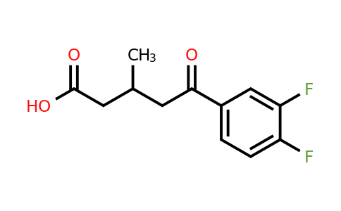 845781-43-3 | 5-(3,4-Difluorophenyl)-3-methyl-5-oxopentanoic acid