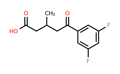 845781-44-4 | 5-(3,5-Difluorophenyl)-3-methyl-5-oxopentanoic acid