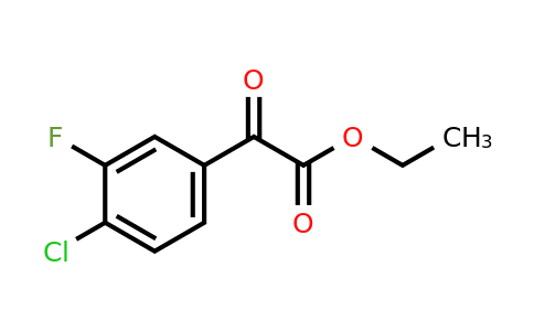 845790-56-9 | Ethyl 4-chloro-3-fluorobenzoylformate