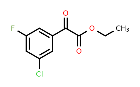 845790-57-0 | Ethyl 2-(3-chloro-5-fluorophenyl)-2-oxoacetate
