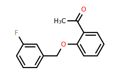 845823-26-9 | 2'-(3-Fluorobenzyloxy)acetophenone