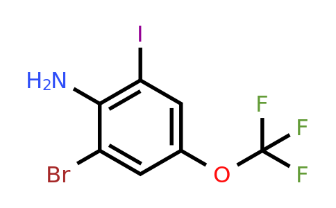 845866-77-5 | 2-Bromo-6-iodo-4-(trifluoromethoxy)aniline
