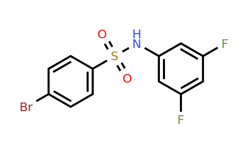 847239-89-8 | 4-Bromo-n-(3,5-difluorophenyl)benzenesulfonamide