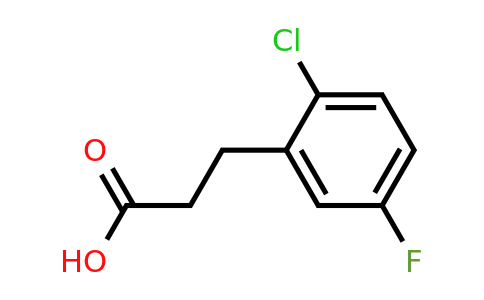 847492-00-6 | 3-(2-Chloro-5-fluorophenyl)propanoic acid