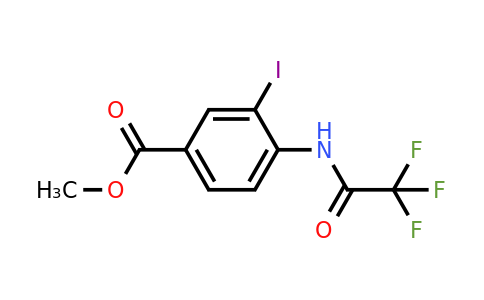 848485-43-8 | Methyl 3-iodo-4-(2,2,2-trifluoroacetamido)benzoate