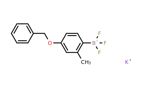 850623-43-7 | Potassium (4-benzyloxy-2-methylphenyl)trifluoroborate