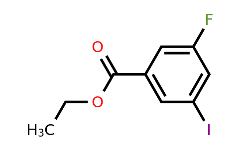 850864-48-1 | Ethyl 3-fluoro-5-iodobenzoate