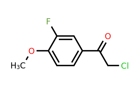 852389-09-4 | 2-Chloro-1-(3-fluoro-4-methoxyphenyl)ethanone
