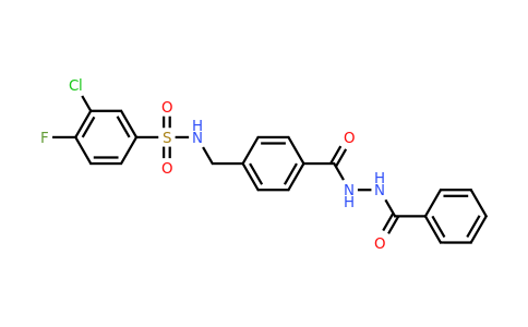 852918-02-6 | N-(4-(2-Benzoylhydrazinecarbonyl)benzyl)-3-chloro-4-fluorobenzenesulfonamide