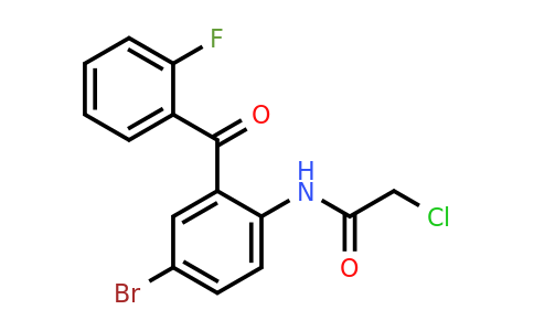 85508-36-7 | N-(4-Bromo-2-(2-fluorobenzoyl)phenyl)-2-chloroacetamide