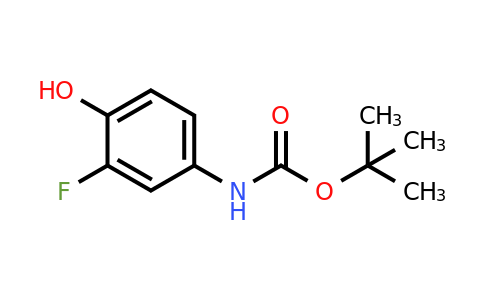 859537-27-2 | tert-Butyl (3-fluoro-4-hydroxyphenyl)carbamate