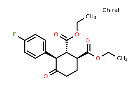 860642-62-2 | (1S,2S,3R)-Diethyl 3-(4-fluorophenyl)-4-oxocyclohexane-1,2-dicarboxylate