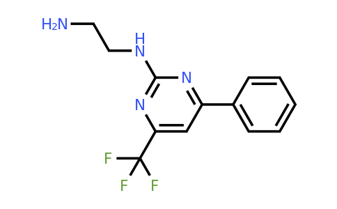 861439-50-1 | N-[4-Phenyl-6-(trifluoromethyl)pyrimidin-2-yl]ethane-1,2-diamine