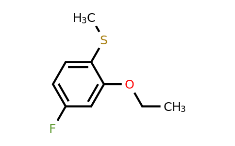 862400-47-3 | (2-Ethoxy-4-fluorophenyl)(methyl)sulfane