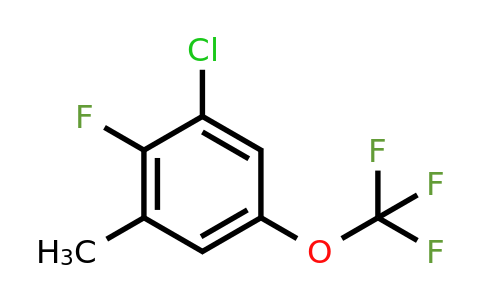 86256-58-8 | 3-Chloro-2-fluoro-5-(trifluoromethoxy)toluene