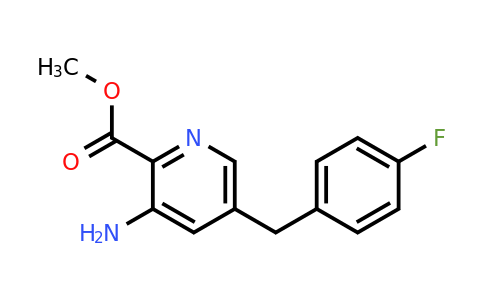 863443-05-4 | Methyl 3-amino-5-(4-fluorobenzyl)picolinate