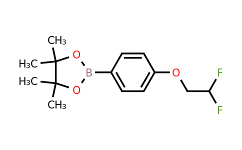 864754-48-3 | 2-(4-(2,2-Difluoroethoxy)phenyl)-4,4,5,5-tetramethyl-1,3,2-dioxaborolane