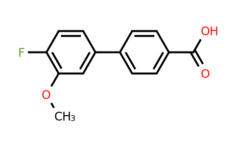 865186-68-1 | 4'-Fluoro-3'-methoxy-[1,1'-biphenyl]-4-carboxylic acid