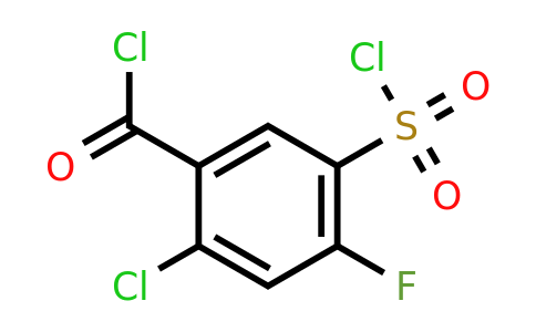 866763-17-9 | 2-Chloro-5-(chlorosulfonyl)-4-fluorobenzoyl chloride