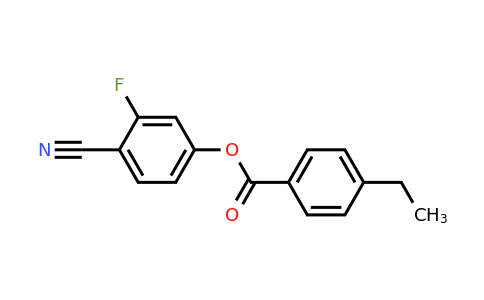 86776-50-3 | 4-Cyano-3-fluorophenyl 4-ethylbenzoate