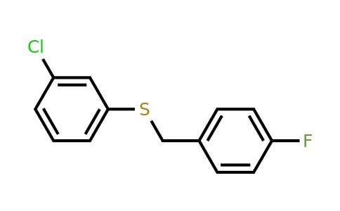 86870-87-3 | (3-Chlorophenyl)(4-fluorobenzyl)sulfane