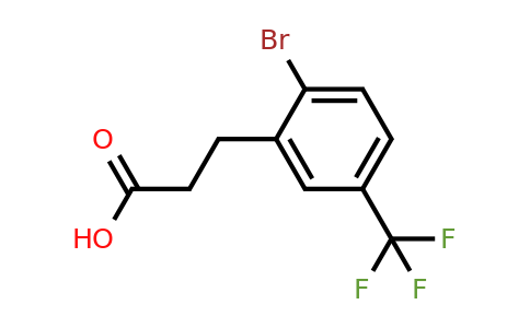 869725-56-4 | 3-(2-Bromo-5-(trifluoromethyl)phenyl)propanoic acid