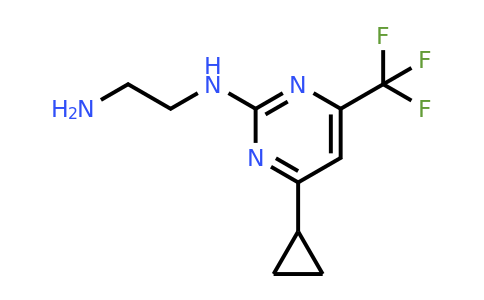 869950-19-6 | N1-(4-Cyclopropyl-6-(trifluoromethyl)pyrimidin-2-yl)ethane-1,2-diamine