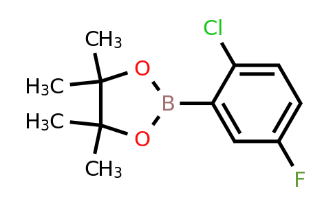 870486-41-2 | 2-(2-Chloro-5-fluorophenyl)-4,4,5,5-tetramethyl-1,3,2-dioxaborolane