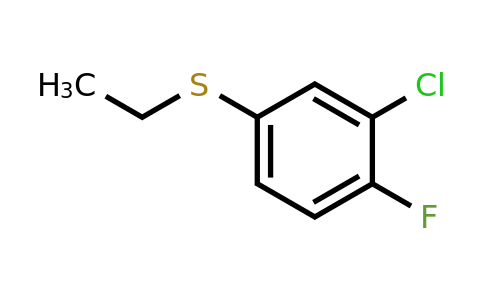 871656-86-9 | (3-Chloro-4-fluorophenyl)(ethyl)sulfane