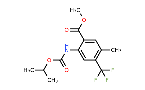 872624-54-9 | Methyl 2-((isopropoxycarbonyl)amino)-5-methyl-4-(trifluoromethyl)benzoate