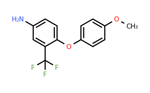 87294-18-6 | 4-(4-Methoxyphenoxy)-3-(trifluoromethyl)aniline