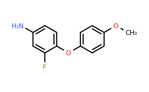 87294-20-0 | 3-Fluoro-4-(4-methoxyphenoxy)aniline