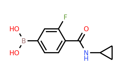 874289-20-0 | N-Cyclopropyl 4-borono-2-fluorobenzamide