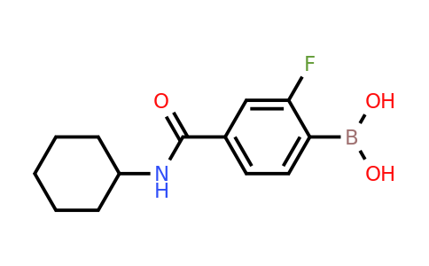 874289-27-7 | (4-(Cyclohexylcarbamoyl)-2-fluorophenyl)boronic acid