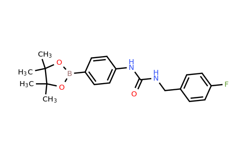 874298-25-6 | 1-(4-Fluorobenzyl)-3-(4-(4,4,5,5-tetramethyl-1,3,2-dioxaborolan-2-yl)phenyl)urea