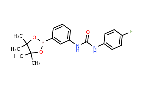 874301-65-2 | 1-(4-Fluorophenyl)-3-(3-(4,4,5,5-tetramethyl-1,3,2-dioxaborolan-2-yl)phenyl)urea