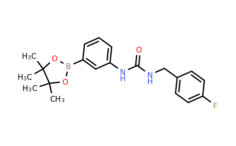 874301-88-9 | 1-(4-Fluorobenzyl)-3-(3-(4,4,5,5-tetramethyl-1,3,2-dioxaborolan-2-yl)phenyl)urea