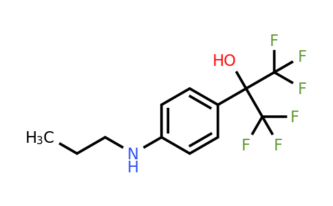 874479-45-5 | 1,1,1,3,3,3-Hexafluoro-2-(4-(propylamino)phenyl)propan-2-ol