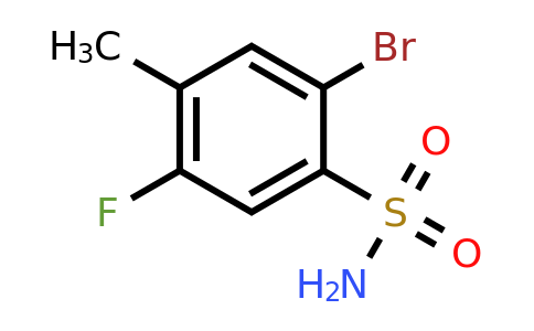 874801-52-2 | 2-Bromo-5-fluoro-4-methylbenzenesulfonamide