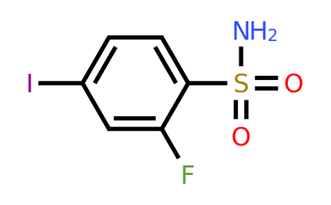 874814-67-2 | 2-Fluoro-4-iodobenzenesulfonamide