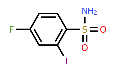 874814-69-4 | 4-Fluoro-2-iodobenzenesulfonamide