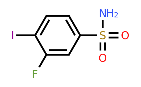 874839-70-0 | 3-Fluoro-4-iodobenzenesulfonamide