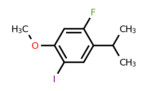 875446-57-4 | 1-Fluoro-4-iodo-2-isopropyl-5-methoxybenzene