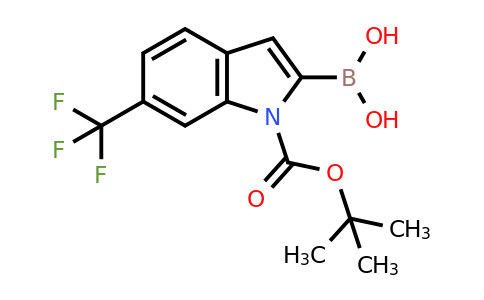 875558-27-3 | (1-(tert-Butoxycarbonyl)-6-(trifluoromethyl)-1H-indol-2-yl)boronic acid