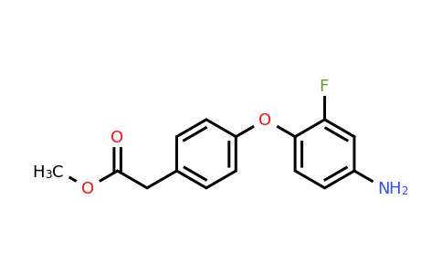 875702-44-6 | Methyl 2-(4-(4-amino-2-fluorophenoxy)phenyl)acetate