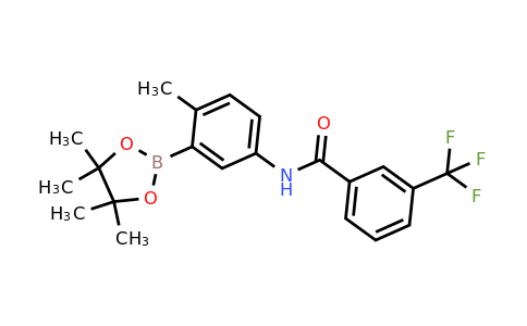 876322-58-6 | N-(4-methyl-3-(4,4,5,5-tetramethyl-1,3,2-dioxaborolan-2-yl)phenyl)-3-(trifluoromethyl)benzamide