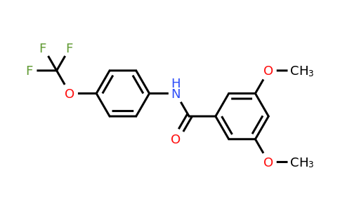 876535-43-2 | 3,5-Dimethoxy-N-(4-(trifluoromethoxy)phenyl)benzamide