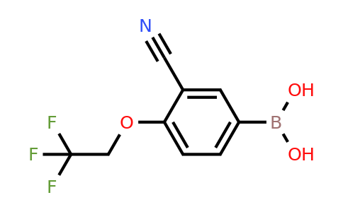 876918-84-2 | BOronic acid, B-[3-cyano-4-(2,2,2-trifluoroethoxy)phenyl]-