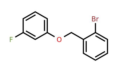 877663-37-1 | 1-Bromo-2-((3-fluorophenoxy)methyl)benzene