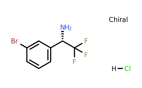 878408-46-9 | (S)-1-(3-Bromophenyl)-2,2,2-trifluoroethanamine hydrochloride